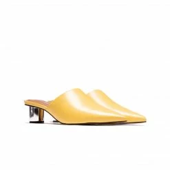 L'INTERVALLE WOMEN Sunflower Yellow Leather