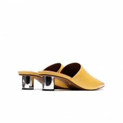 L'INTERVALLE WOMEN Sunflower Yellow Leather