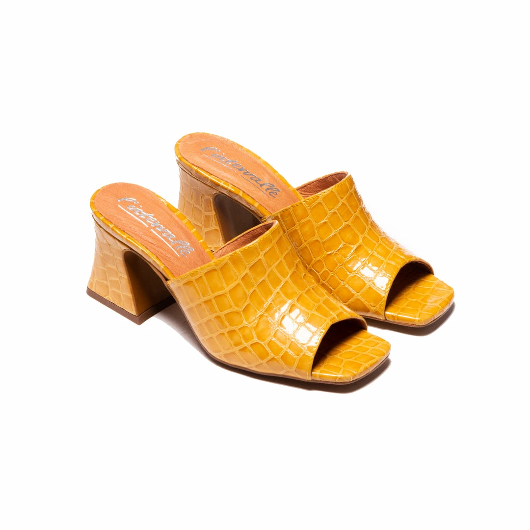 L'INTERVALLE Anahid Mustard Croco WOMEN 5 L'INTERVALLE Anahid Mustard Croco WOMEN