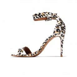 L'INTERVALLE Bibiana White Leopard Leather