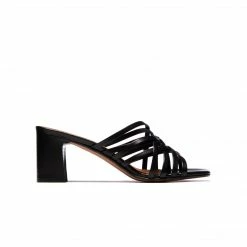 L'INTERVALLE WOMEN Melania Black Leather