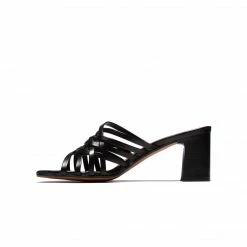 L'INTERVALLE WOMEN Melania Black Leather