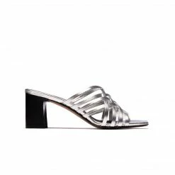 L'INTERVALLE WOMEN Melania Silver Leather
