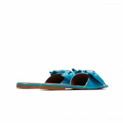 L'INTERVALLE WOMEN Ourania Turquoise Leather