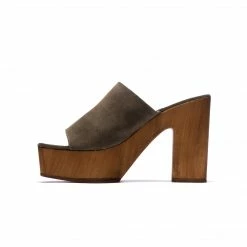 L'INTERVALLE Elissa Khaki Suede WOMEN