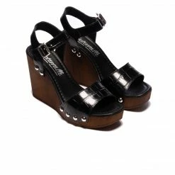 L'INTERVALLE Glykeria Black Croco