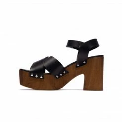 L'INTERVALLE Eleni Black Leather WOMEN