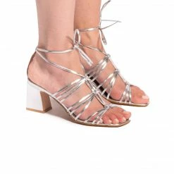 L'INTERVALLE WOMEN Empress Silver Leather