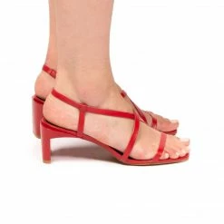 L'INTERVALLE Ivetta Red Leather WOMEN