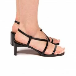 L'INTERVALLE WOMEN Ivetta Black Leather