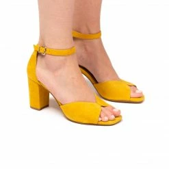 L'INTERVALLE WOMEN Willimina Mustard Suede