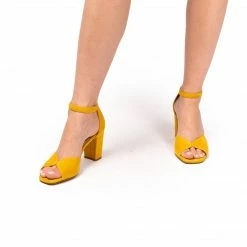L'INTERVALLE WOMEN Willimina Mustard Suede