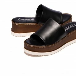 L'INTERVALLE Cefalu Black Leather WOMEN