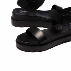 L'INTERVALLE WOMEN Gerta Black Leather