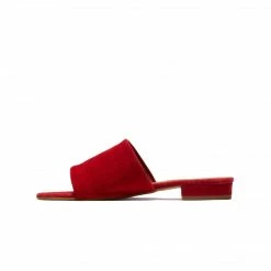 L'INTERVALLE Katana Deep Red Suede