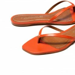 L'INTERVALLE Lilo Orange Leather WOMEN