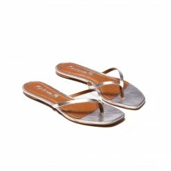 L'INTERVALLE Lilo Crack Silver Leather