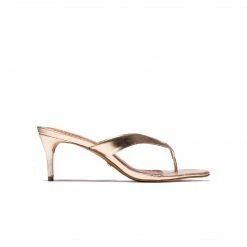 L'INTERVALLE Jolene Crack Gold Leather WOMEN