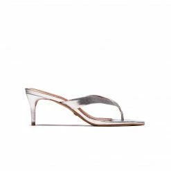 L'INTERVALLE Jolene Crack Silver Leather WOMEN