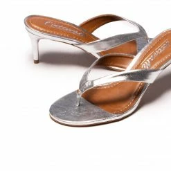 L'INTERVALLE Jolene Crack Silver Leather WOMEN