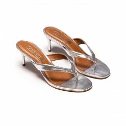 L'INTERVALLE Jolene Crack Silver Leather WOMEN