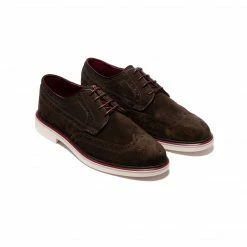 L'INTERVALLE Mario Dark Brown Suede WOMEN