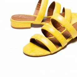 L'INTERVALLE WOMEN Ebony Yellow Croco