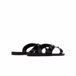 L'INTERVALLE WOMEN Tama Black Leather