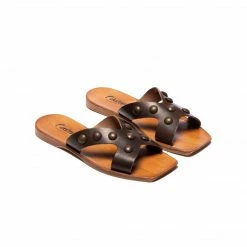 L'INTERVALLE Tama Brown Leather WOMEN