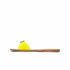 L'INTERVALLE SANDALS Mini Yellow Neon Gummy