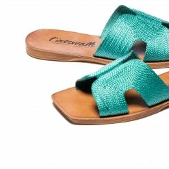 L'INTERVALLE WOMEN Yoshi Turquoise Braid