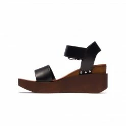 L'INTERVALLE Lamara Black Leather WOMEN