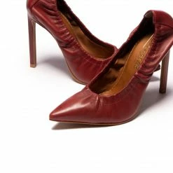 L'INTERVALLE Britney Bordeaux Leather