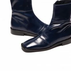 L'INTERVALLE WOMEN Brunswick Navy Leather