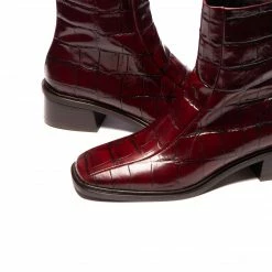 L'INTERVALLE Gilgen Bordeaux Croco WOMEN
