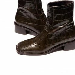 L'INTERVALLE WOMEN Gilgen Khaki Croco