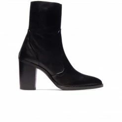 L'INTERVALLE WOMEN Cadiz Black Leather