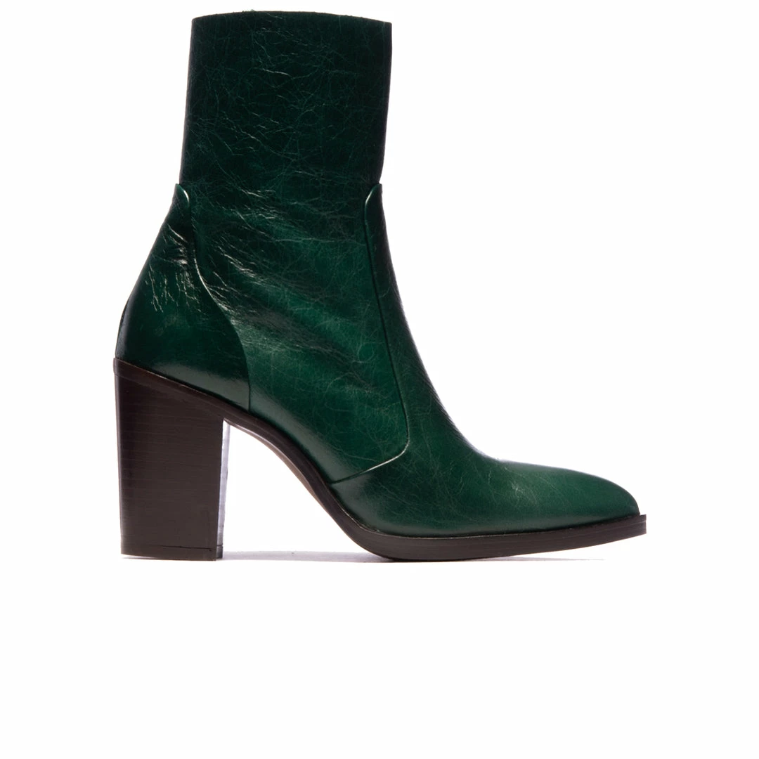 L'INTERVALLE Cadiz Green Leather WOMEN 1 L'INTERVALLE Cadiz Green Leather WOMEN