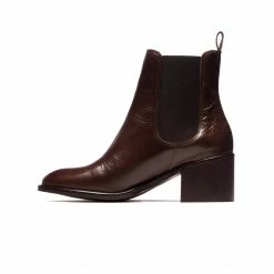 L'INTERVALLE Larabee Dark Brown Leather WOMEN