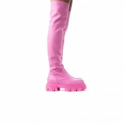 L'INTERVALLE WOMEN Tilburg Dark Pink Stretch Leather