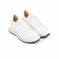 L'INTERVALLE Bitter White Leather/Nude Sole WOMEN