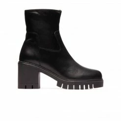 L'INTERVALLE WOMEN Crow Black Leather