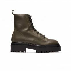 L'INTERVALLE WOMEN Bellevue Khaki Leather