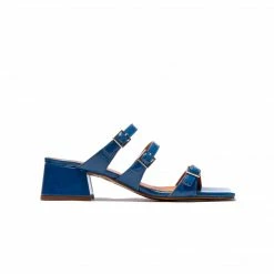 L'INTERVALLE WOMEN Elounda Dark Blue Leather