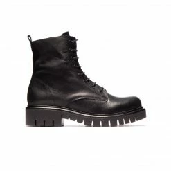 L'INTERVALLE WOMEN Rocky Black Leather