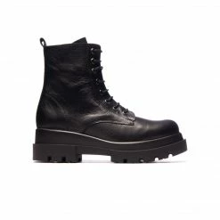 L'INTERVALLE Bolt Black Leather