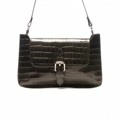 L'INTERVALLE WOMEN Solange Dark Green Croco