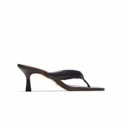 L'INTERVALLE WOMEN Gardenia Black Leather