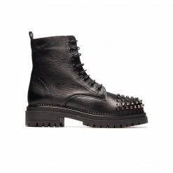 L'INTERVALLE Ninja Black Leather