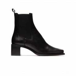 L'INTERVALLE Albans Black Leather WOMEN